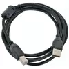 Кабель Atcom USB 2.0 AM/BM Ferite 1.8 м Black
