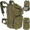 Тактичний рюкзак 26 л Trizand, рюкзак військовий, туристичний рюкзак, Зелений (23243)