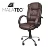 Офісне крісло еко шкіра Chrom Tilt MALATEC 8985