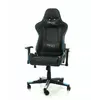 Геймерське крісло Venom Chairs VER 7.1 Чорне із блакитними вставками