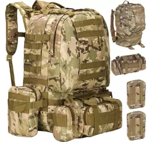 Тактичний рюкзак 45 л Trizand 8923, рюкзак військовий, туристичний рюкзак