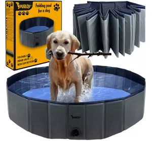 Басейн для собак 120 х 30 см Purlov 23831 - Складний басейн для тварин
