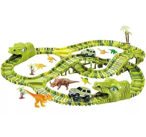Гоночна траса автотрек Парк Динозаврів Kruzzel Dino Park 271 елементів