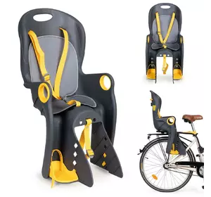 Дитяче велосипедне сидіння для багажника, рама TUV, Сидіння для дітей на задній багажник